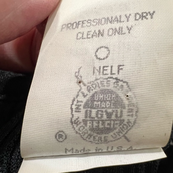 Leslie Fay Black Mini Dress with Sheer Sequin Sleeves - Picture 8 of 9